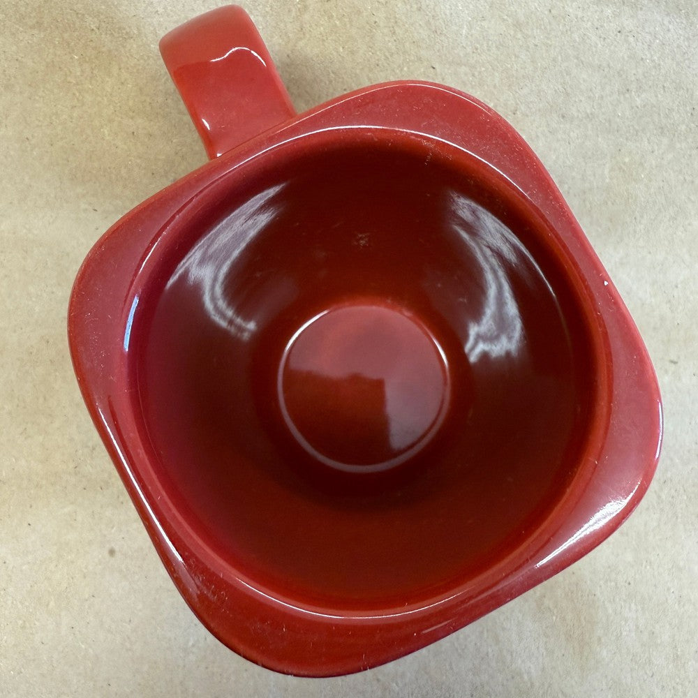 Starbucks Holiday Square Red Snowflake Mug-2004